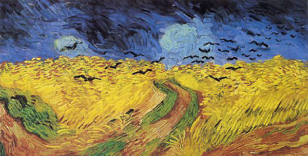 Abb. Vincent Van Gogh, Weizenfeld mit Raben, Auvers sur Oise, Juli 1890